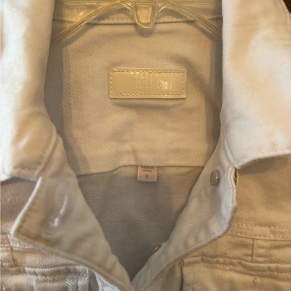 Kut from the Kloth White Denim Kara Jacket - Picture 4 of 4